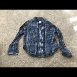 blue flannel